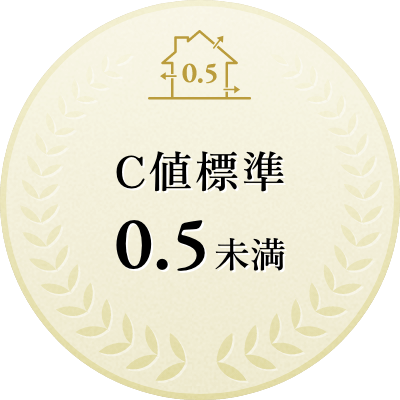 C値標準0.5未満