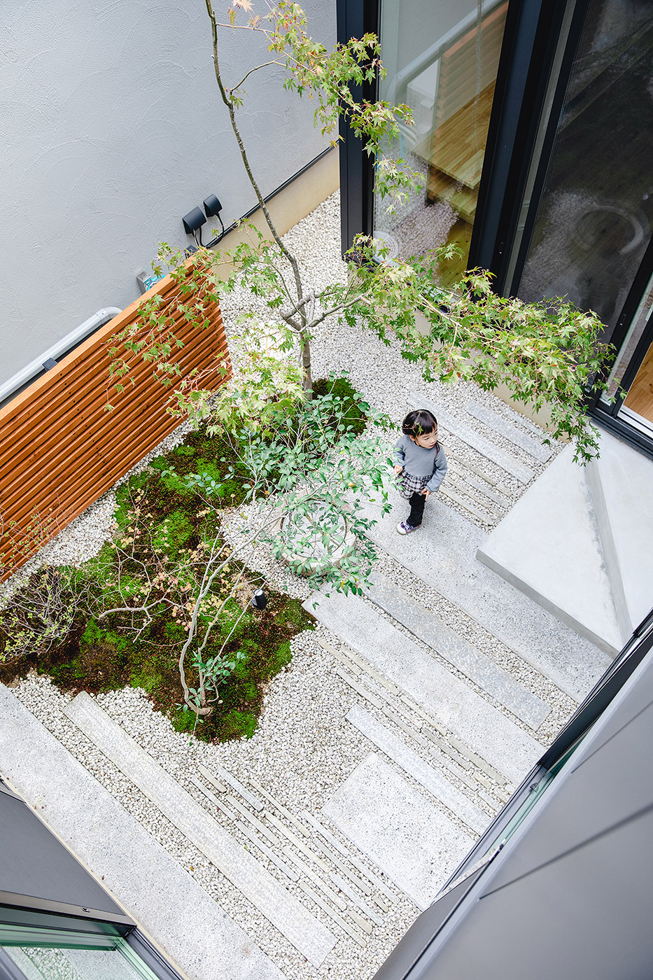 自分にとってお気に入りの中庭がある家