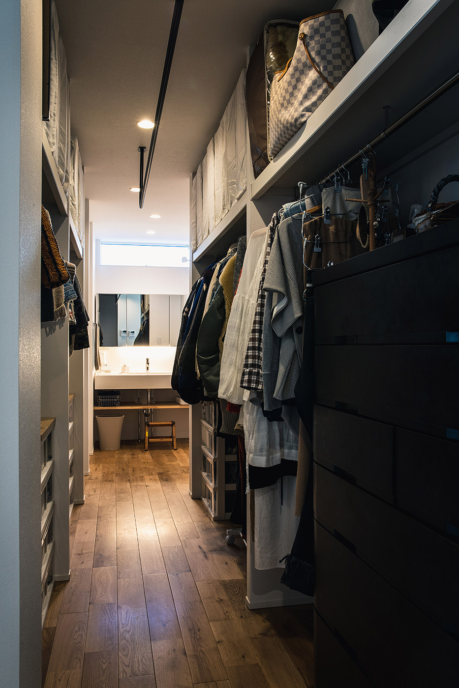 収納に優れたクローゼット