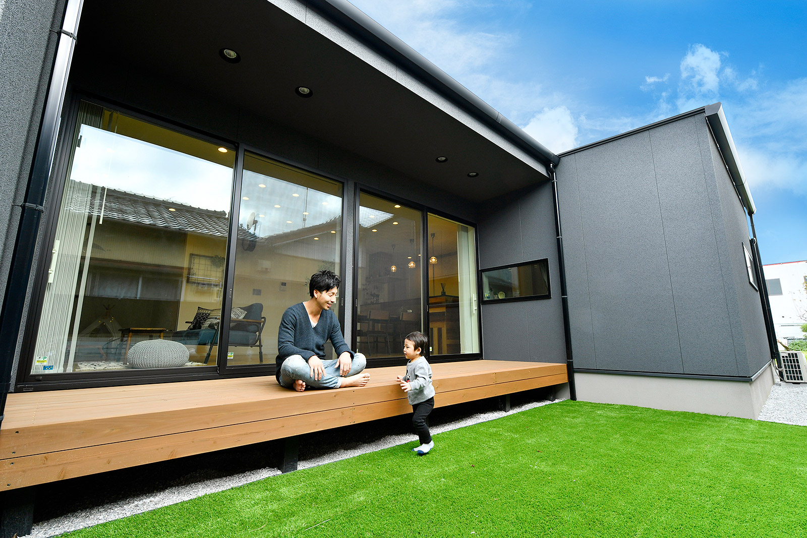 5人家族で暮らす平屋の家
