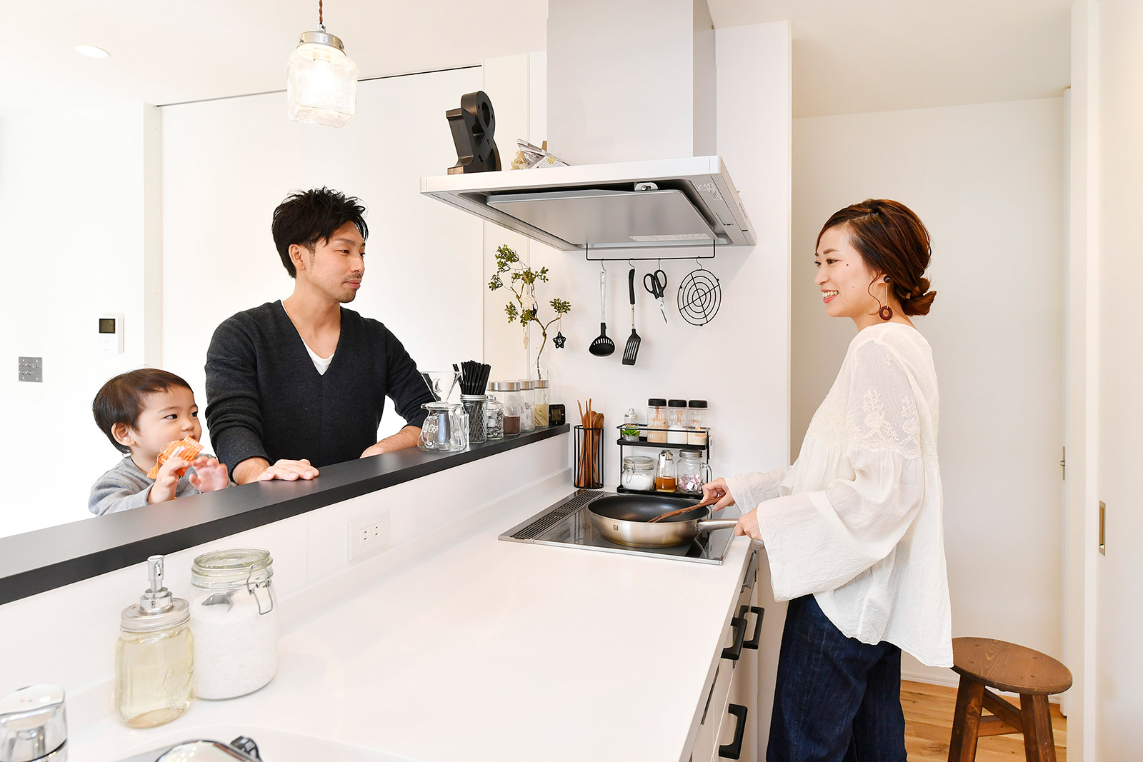 5人家族で暮らす平屋の家