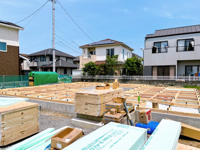 M様邸　土台据え