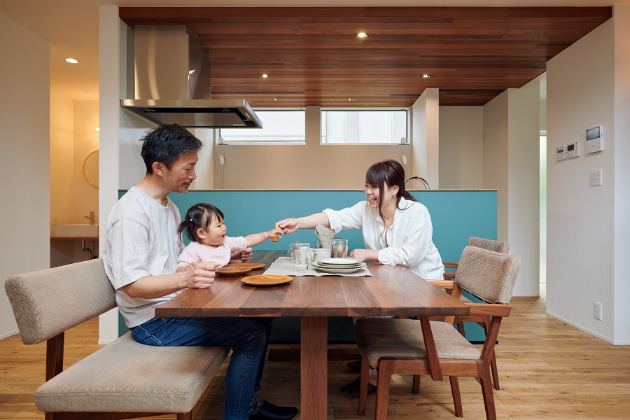 気になっていた家と同じ建築家の先生でワクワクした家づくり