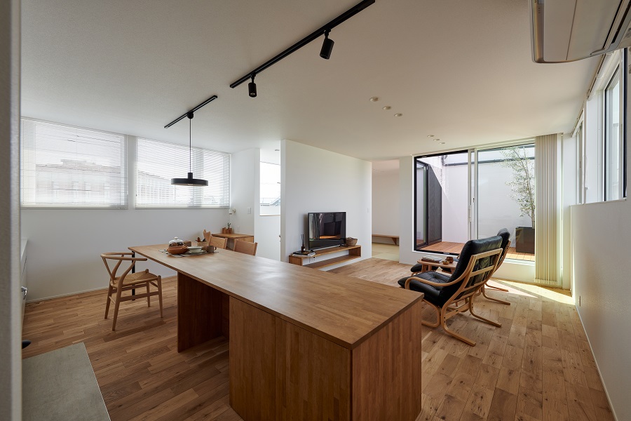 2階リビングで実現した明るい家に大満足です！