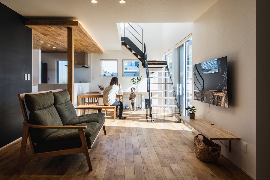 カーテンレスで快適な省エネの家