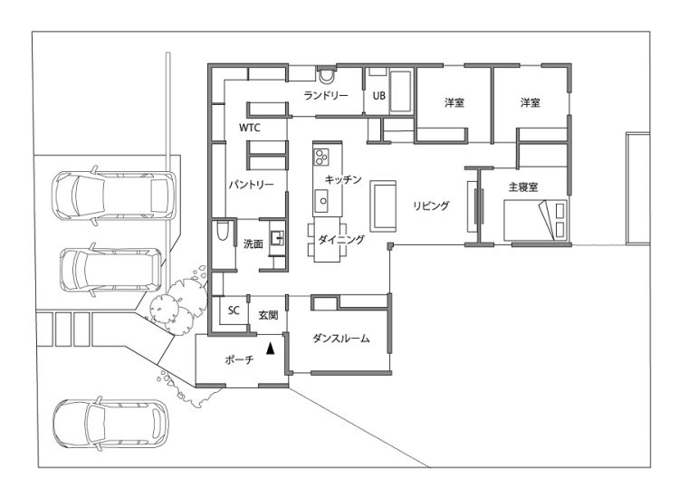 平屋の間取り