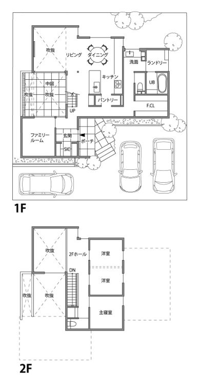 中庭のある間取り