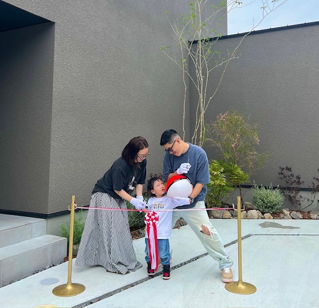 A様邸の引き渡し式を行いました✨