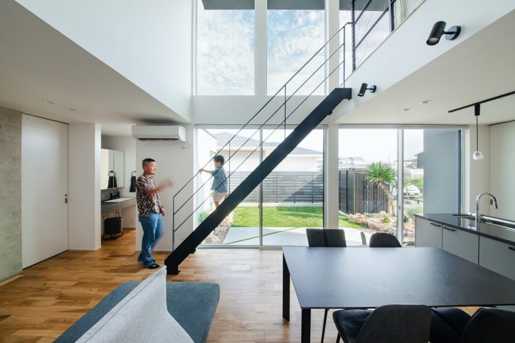 吹抜けのある家